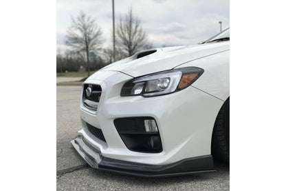 AeroflowDynamics 2015 - 2021 Subaru Wrx/Sti Splitter (Carbon Fiber) - JDMuscleFront Wind Splitter15CFS1STI LIP