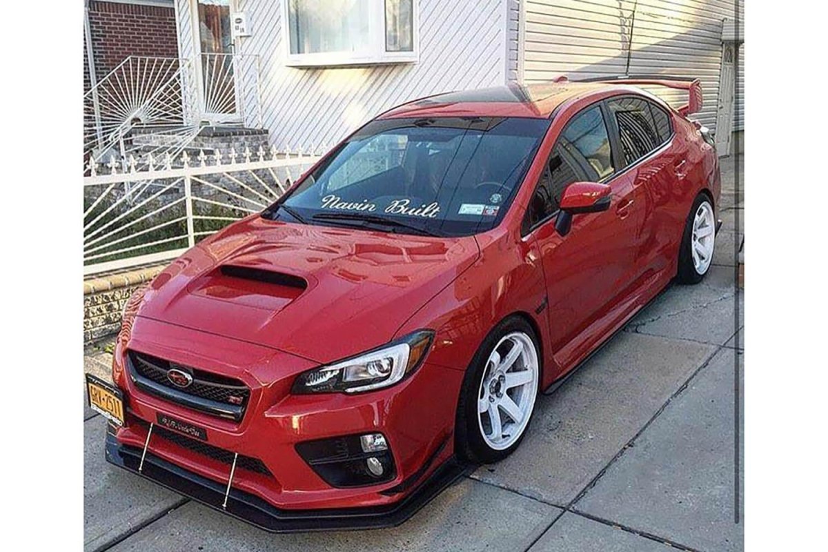 AeroflowDynamics 2015 - 2021 Subaru Wrx/Sti Splitter (Carbon Fiber) - JDMuscleFront Wind Splitter15CFS1STI LIP