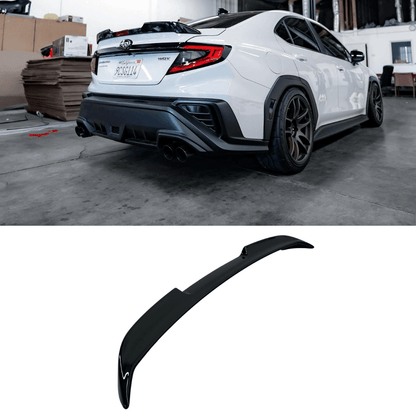 AeroflowDynamics 2022 - 2024 Subaru Wrx Duckbill Spoiler - JDMuscleSpoilers and WingsVB-V1-D4S-DUCKBILLCrystal Black Silica