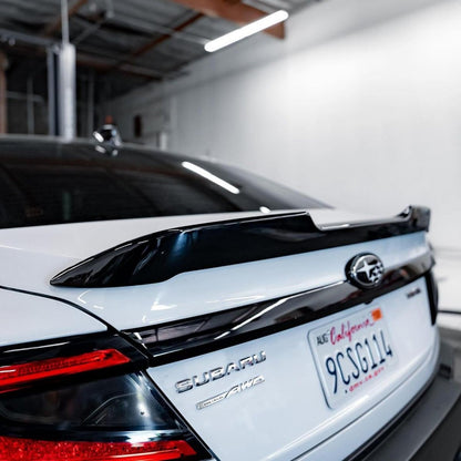 AeroflowDynamics 2022 - 2024 Subaru Wrx Duckbill Spoiler - JDMuscleSpoilers and WingsVB-V1-D4S-DUCKBILLCrystal Black Silica