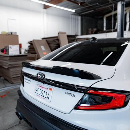 AeroflowDynamics 2022 - 2024 Subaru Wrx Duckbill Spoiler - JDMuscleSpoilers and WingsVB-V1-D4S-DUCKBILLCrystal Black Silica