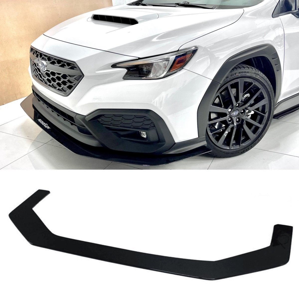 AeroflowDynamics 2022 - 2024 Subaru Wrx Front Splitter V1 - JDMuscleFront Wind SplitterAFD-VB-AL-SPLT-V1No LipNo Liner
