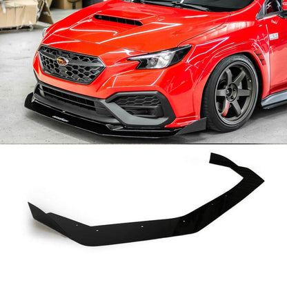 AeroflowDynamics 2022 - 2024 Subaru Wrx Front Splitter V2 - JDMuscleFront Wind Splitter22WRX-FRONTSPLITT-V2No LipNo Liner