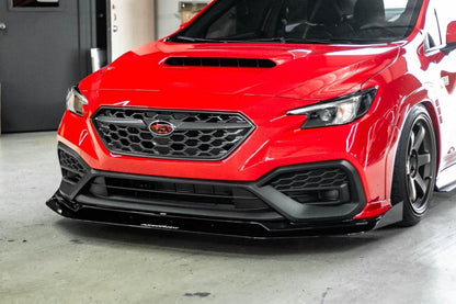 AeroflowDynamics 2022 - 2024 Subaru Wrx Front Splitter V2 - JDMuscleFront Wind Splitter22WRX-FRONTSPLITT-V2No LipNo Liner