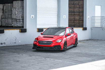 AeroflowDynamics 2022 - 2024 Subaru Wrx Front Splitter V2 - JDMuscleFront Wind Splitter22WRX-FRONTSPLITT-V2No LipNo Liner