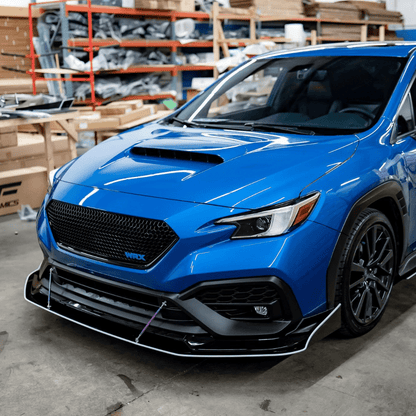 AeroflowDynamics 2022 - 2024 Subaru Wrx Front Splitter V6 - JDMuscleFront Wind Splitter22WRX-FRONTSPLITT-V6No LipNo Liner