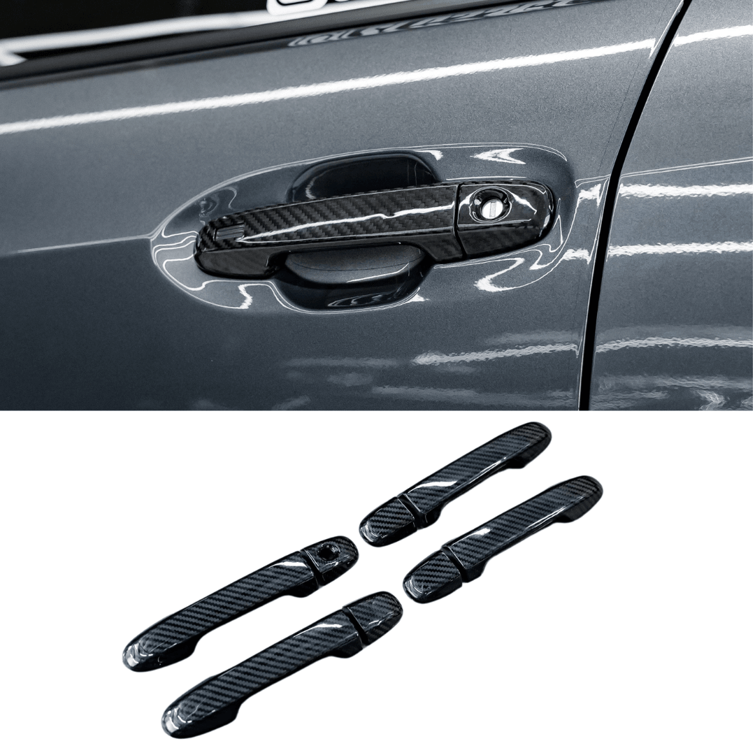 AeroflowDynamics 2022 - 2024 WRX Carbon Fiber Door Handle Covers - JDMuscleDoor Handle CoversVB-BASE-CF-DRCVRBase