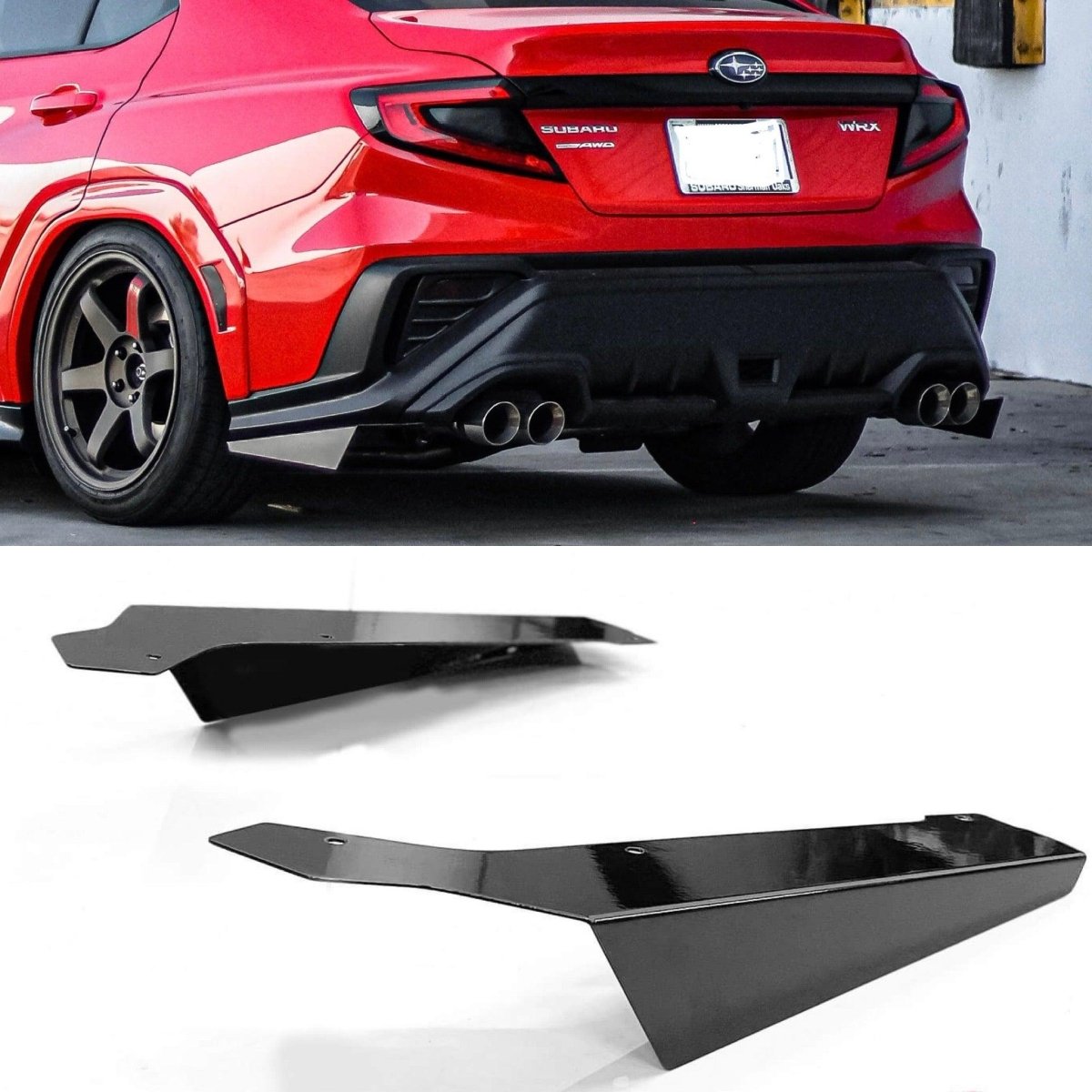 AeroflowDynamics 2022+ Subaru Wrx Rear Spat Extension V1 - JDMuscleRear LipsAFD-VB-AL-RSPAT-V1
