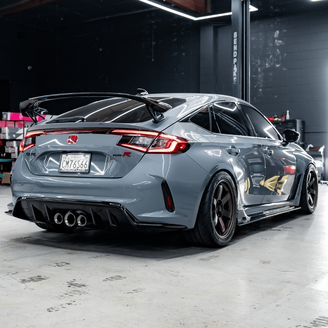 AeroflowDynamics 2023+ Honda Civic Type R FL5 S Style Side Skirt Extension V1 - JDMuscleSide SkirtsFL5-GBK-SS-EXTGloss Black