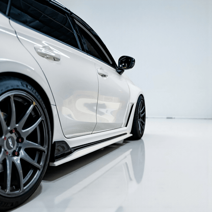 AeroflowDynamics 2023+ Honda Civic Type R FL5 S Style Side Skirt Extension V1 - JDMuscleSide SkirtsFL5-GBK-SS-EXTGloss Black