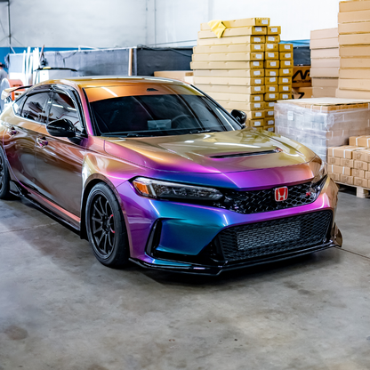 AeroflowDynamics 2023+ Honda Civic Type R FL5 V1 S - Style Front Lip - JDMuscleFront LipsFL5-V1-GBK-LIP