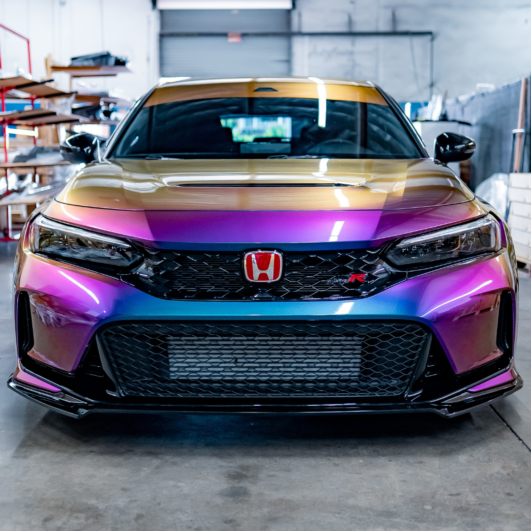 AeroflowDynamics 2023+ Honda Civic Type R FL5 V1 S - Style Front Lip - JDMuscleFront LipsFL5-V1-GBK-LIP