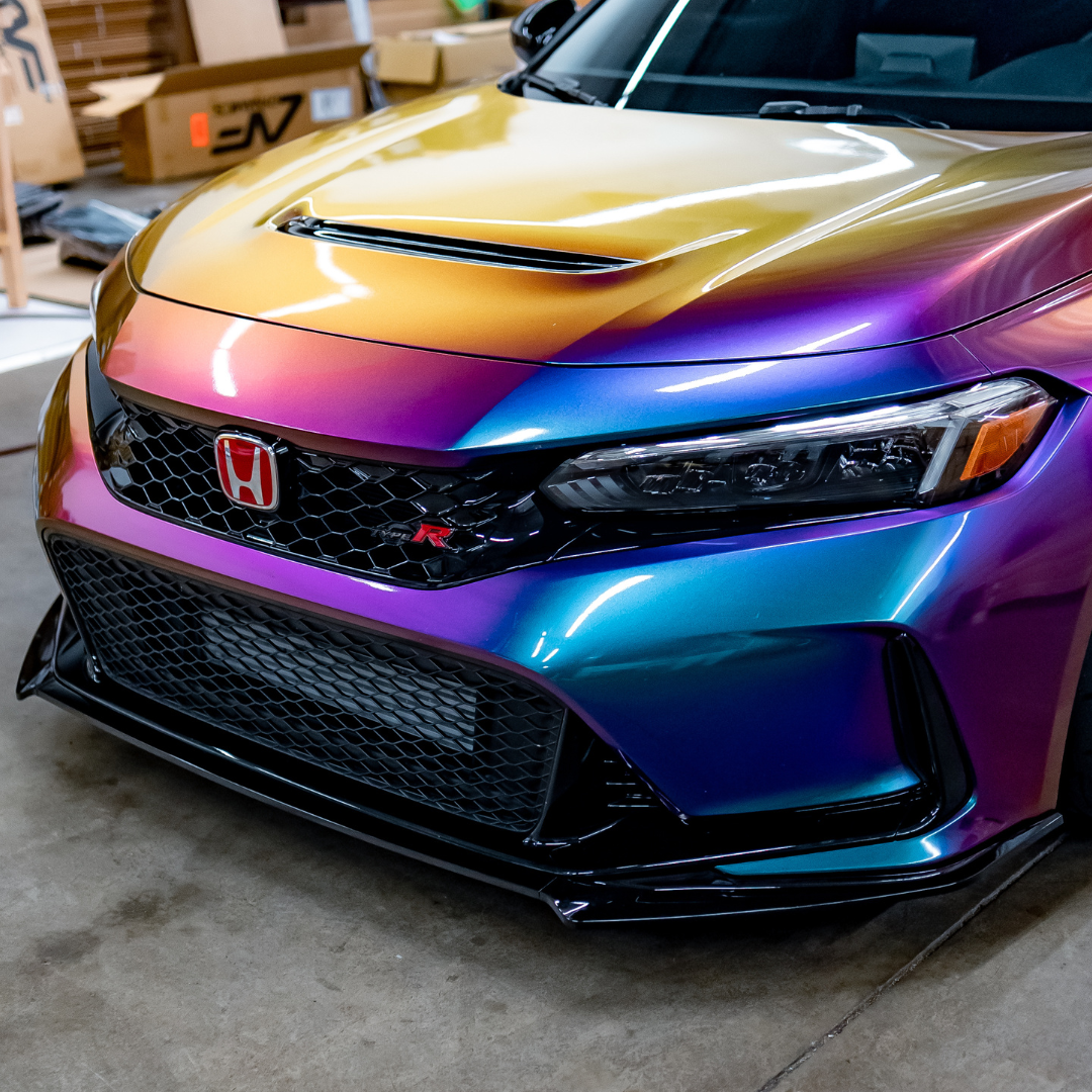 AeroflowDynamics 2023+ Honda Civic Type R FL5 V1 S - Style Front Lip - JDMuscleFront LipsFL5-V1-GBK-LIP