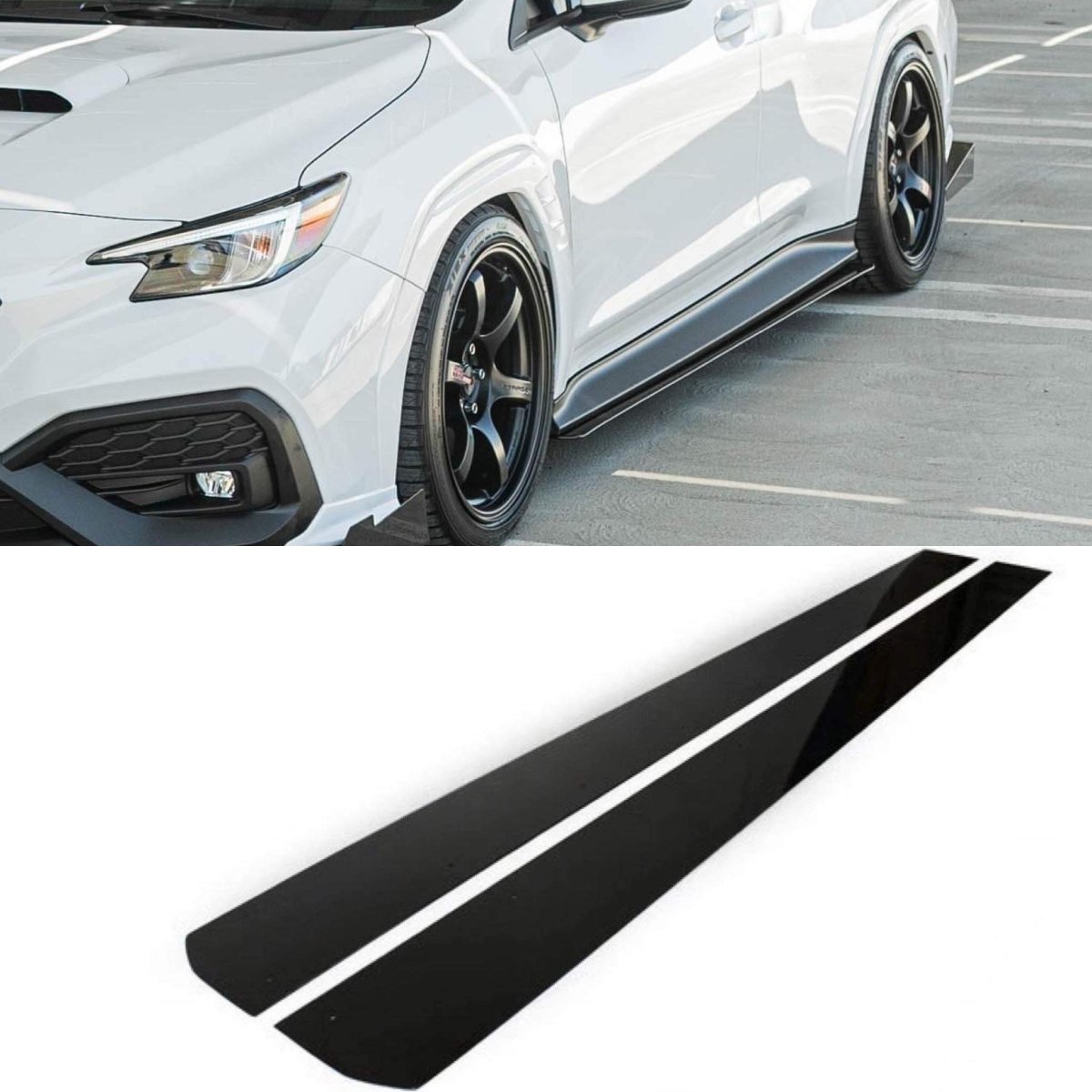 AeroflowDynamics [22 - 25 Wrx] Side Skirt Extension V1 - JDMuscleSide SkirtsAFD-VB-AL-SS-EXT-V1-NOLINENo Liner