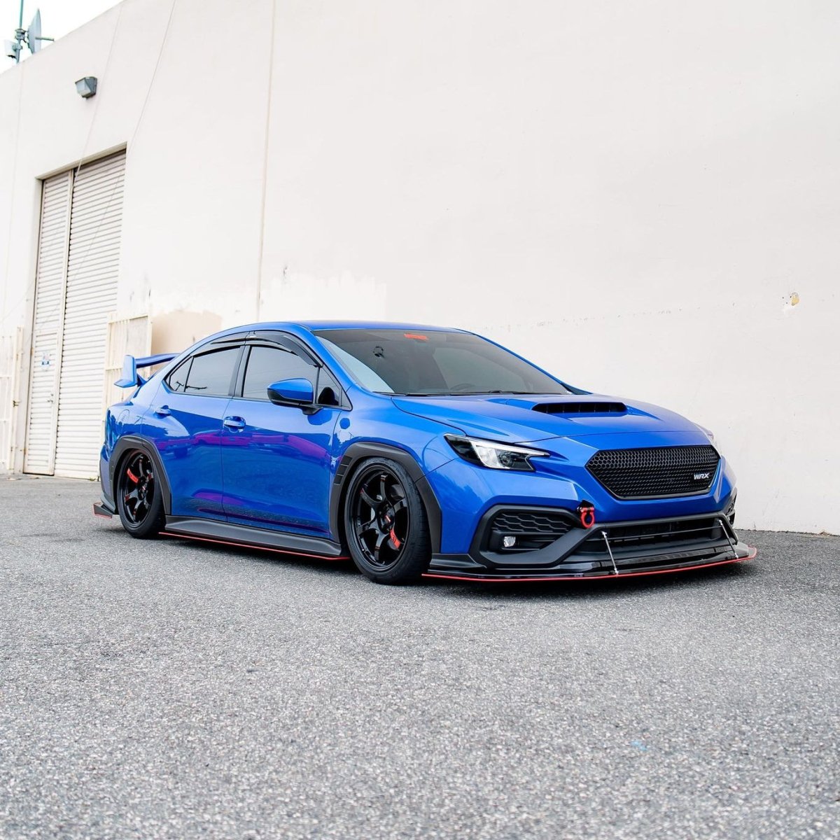 AeroflowDynamics [22 - 25 Wrx] Side Skirt Extension V1 - JDMuscleSide SkirtsAFD-VB-AL-SS-EXT-V1-REDRed