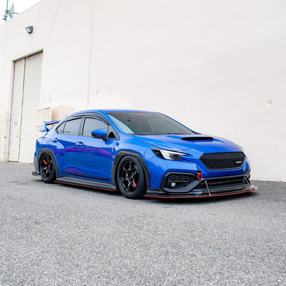 AeroflowDynamics [22 - 25 Wrx] Side Skirt Extension V1 - JDMuscleSide SkirtsAFD-VB-AL-SS-EXT-V1-REDRed