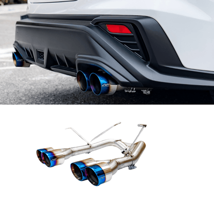 AeroflowDynamics [22 - 25 WRX VB] 4" Axle Back Exhaust - JDMuscleAxle Back Exhausts22WRX-ABE-BURNT-TBurnt Tips