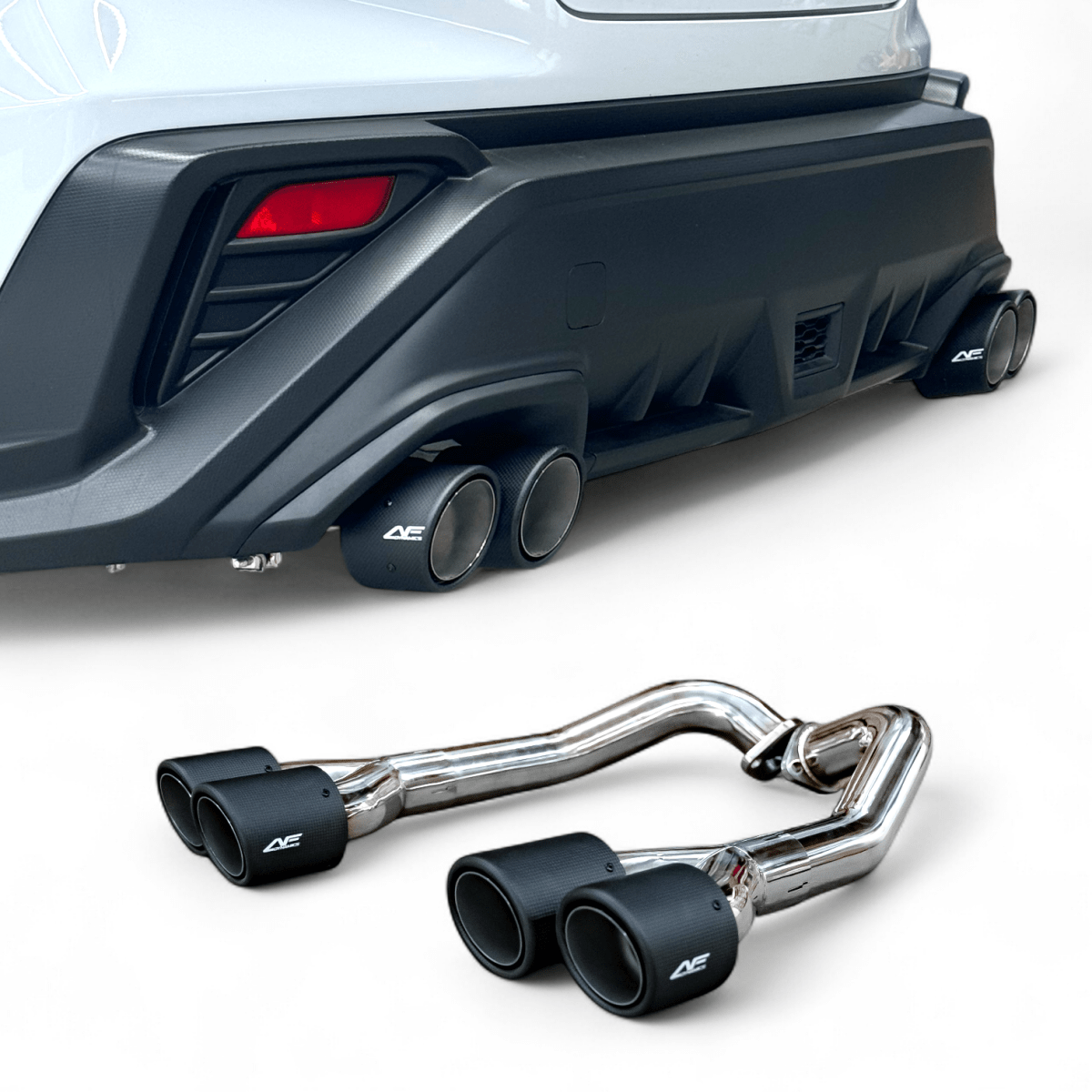 AeroflowDynamics [22 - 25 WRX VB] 4" Axle Back Exhaust - JDMuscleAxle Back Exhausts22WRX-ABE-CARBON-FCarbon Fiber
