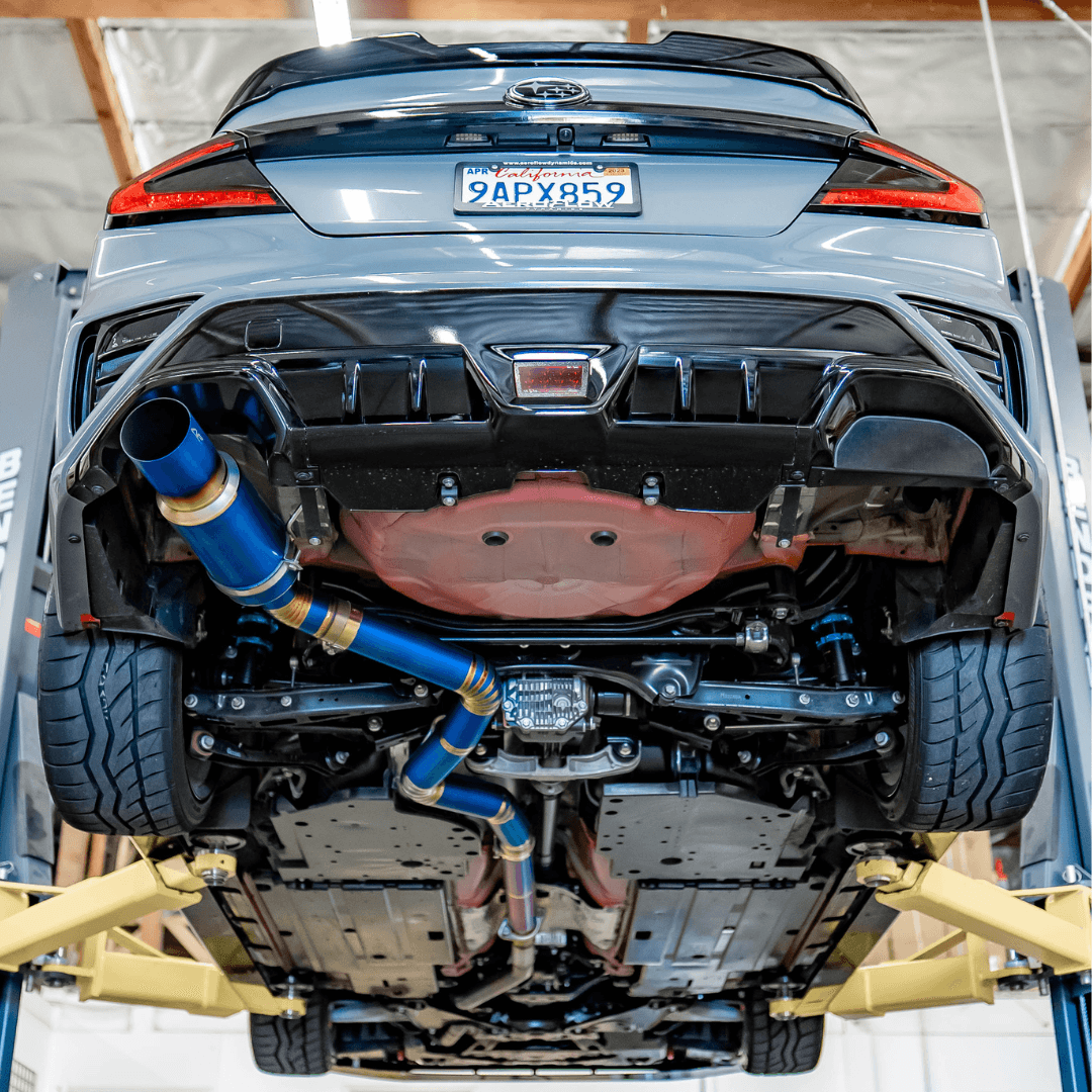 AeroflowDynamics [22 - 26 WRX] AFD F1 Titanium Single Exit Catback Exhaust - JDMuscleCat Back Exhaust System22WRX-F1-TSE-CAT-BLUEBlue Titanium