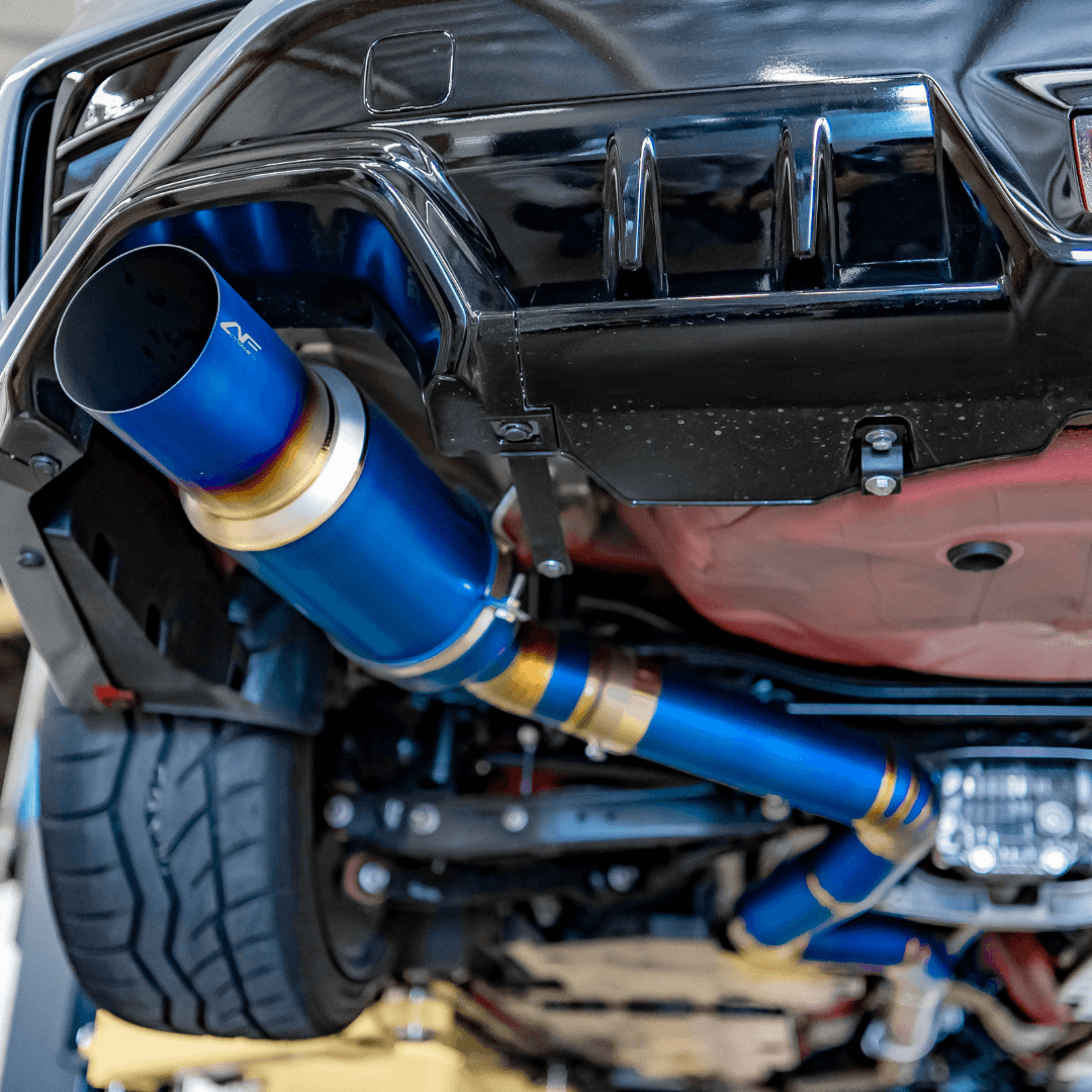 AeroflowDynamics [22 - 26 WRX] AFD F1 Titanium Single Exit Catback Exhaust - JDMuscleCat Back Exhaust System22WRX-F1-TSE-CAT-GOLDGold Titanium