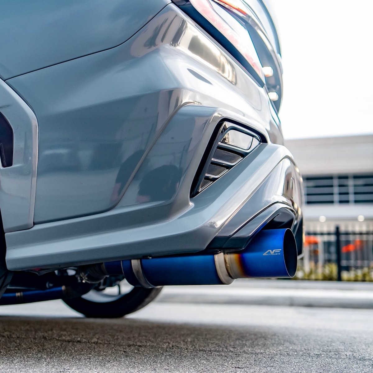 AeroflowDynamics [22 - 26 WRX] AFD F1 Titanium Single Exit Catback Exhaust - JDMuscleCat Back Exhaust System22WRX-F1-TSE-CAT-BLUEBlue Titanium