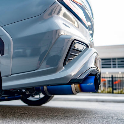 AeroflowDynamics [22 - 26 WRX] AFD F1 Titanium Single Exit Catback Exhaust - JDMuscleCat Back Exhaust System22WRX-F1-TSE-CAT-BLUEBlue Titanium