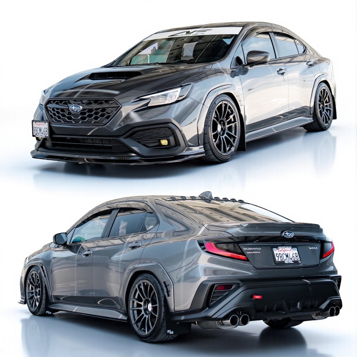 AeroflowDynamics [22 - 26 WRX] AFD Paint Matched Fender Flares - JDMuscleFendersVB-P8Y-FNDFLRMagnetite Gray Metallic