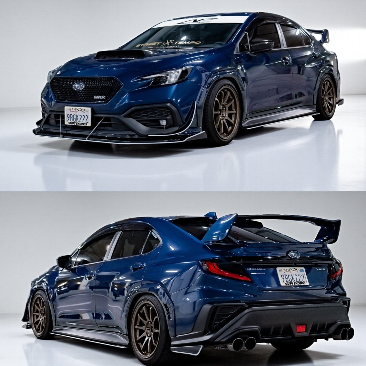 AeroflowDynamics [22 - 26 WRX] AFD Paint Matched Fender Flares - JDMuscleFendersVB-WCH-FNDFLRSapphire Blue