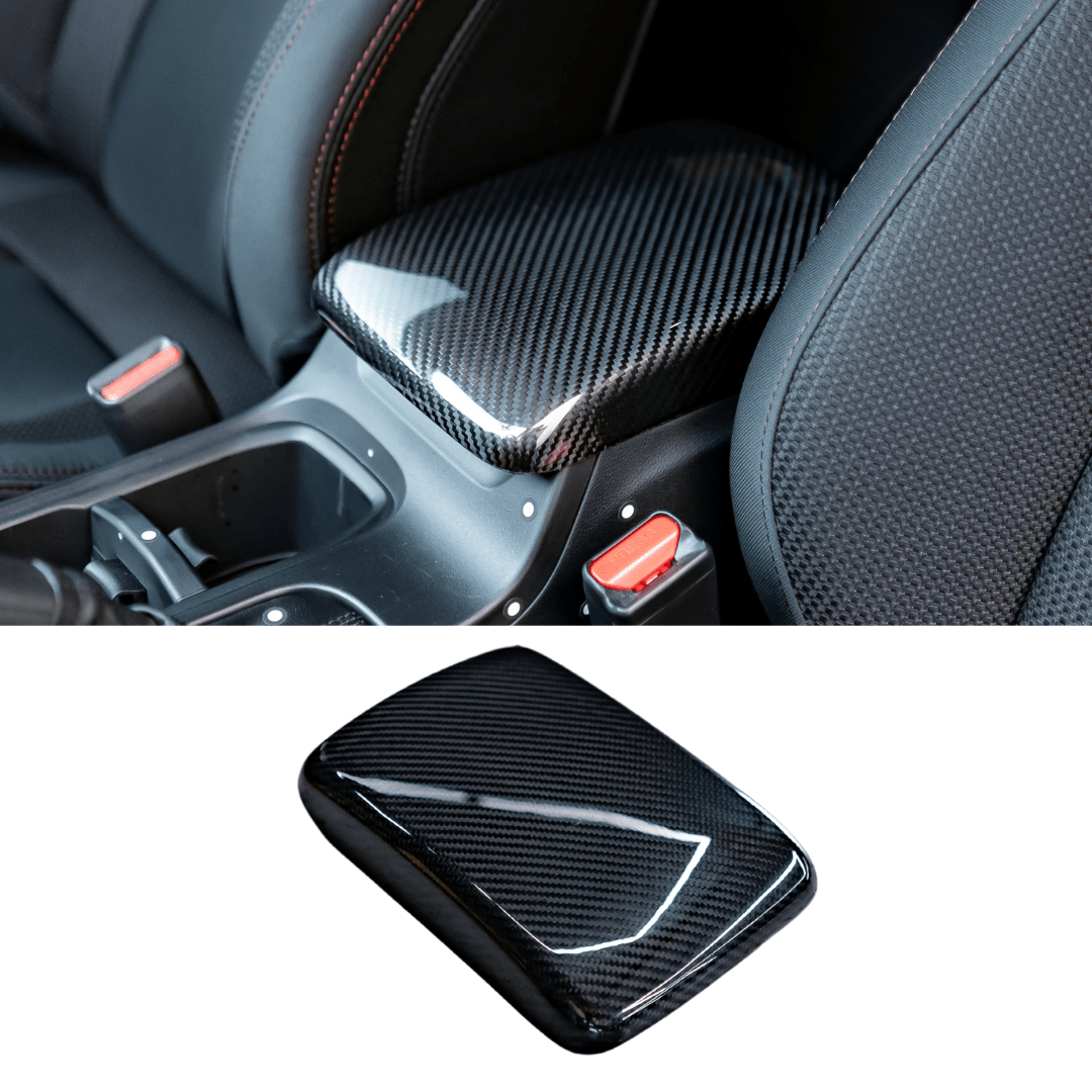 AeroflowDynamics [22 - 26 WRX] Carbon Fiber Arm Rest Cover - JDMuscleTrim KitsVB-CF-ARMCVR