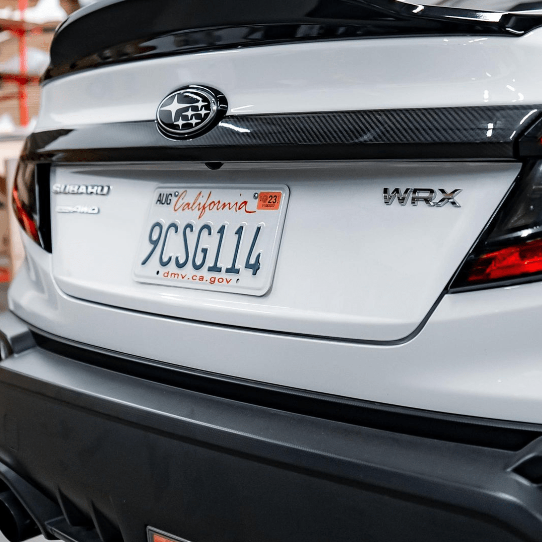 AeroflowDynamics [22 - 26 WRX] Color Match Trunk Trim Garnish - JDMuscleExterior GarnishesVB-CF-TTGCarbon Fiber 2x2 weave