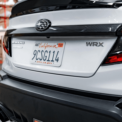 AeroflowDynamics [22 - 26 WRX] Color Match Trunk Trim Garnish - JDMuscleExterior GarnishesVB-CF-TTGCarbon Fiber 2x2 weave