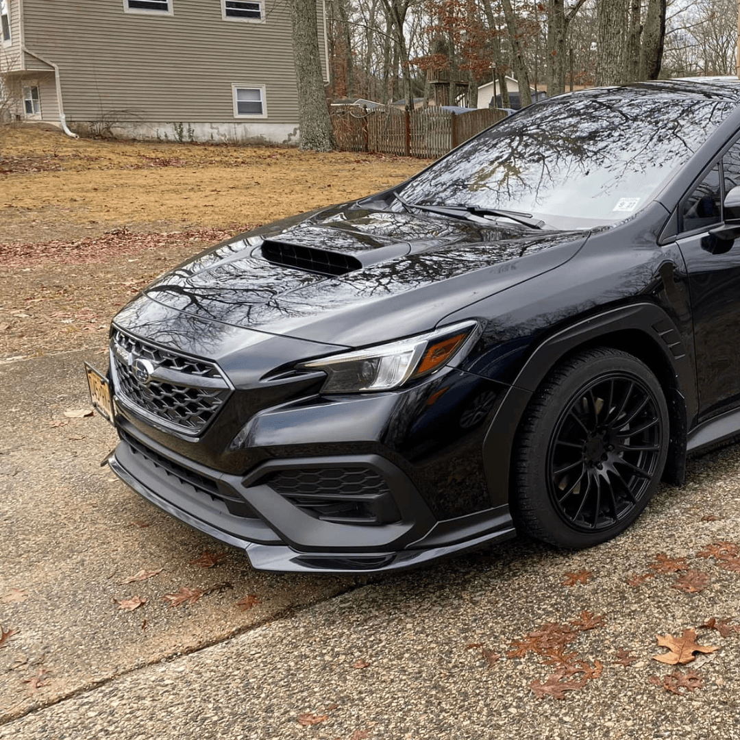 AeroflowDynamics [22 - 26 WRX] Front Lip V1 - JDMuscleFront LipsVB-V1-D4S-LIPCrystal Black Silica