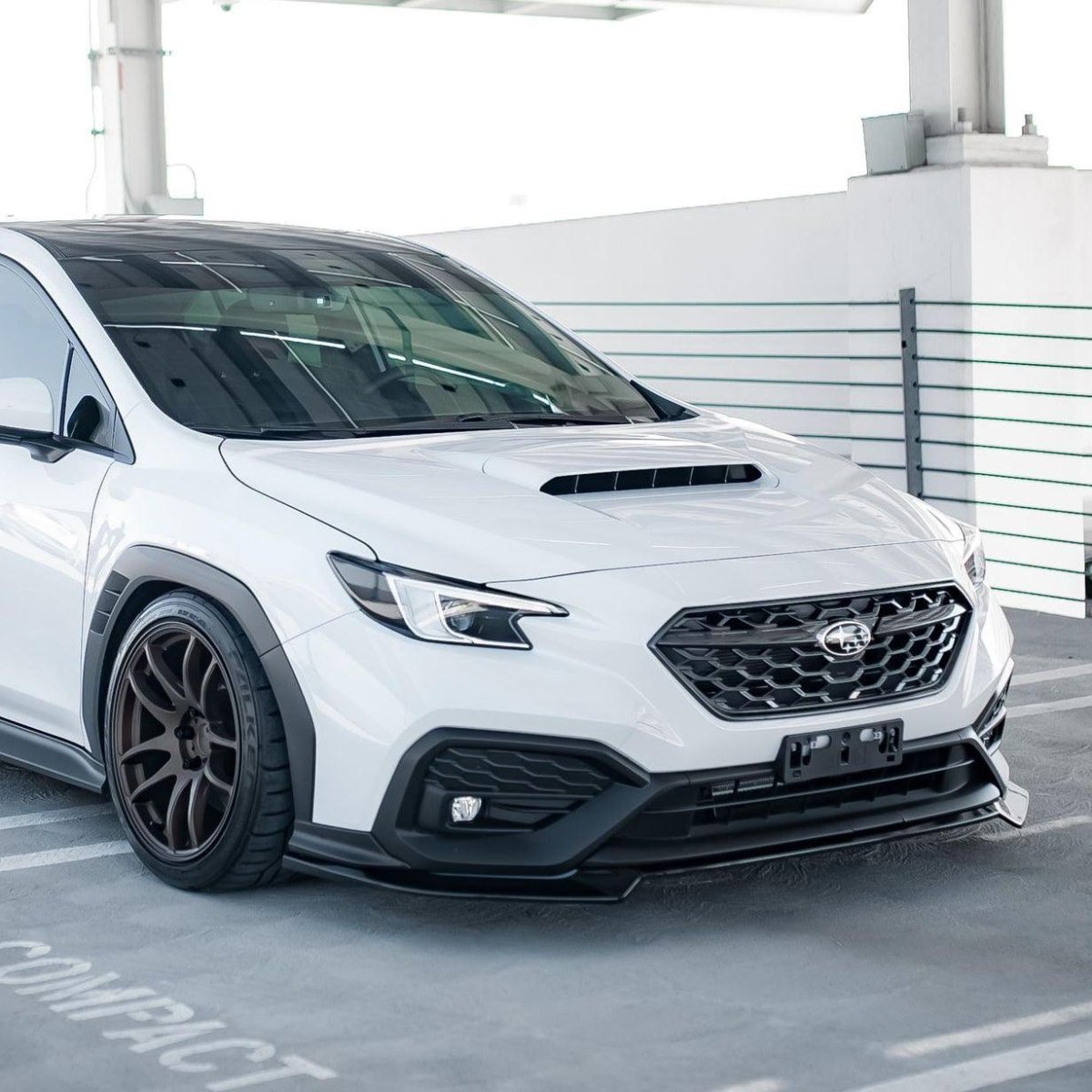 AeroflowDynamics [22 - 26 WRX] Front Lip V1 - JDMuscleFront LipsVB-V1-D4S-LIPCrystal Black Silica