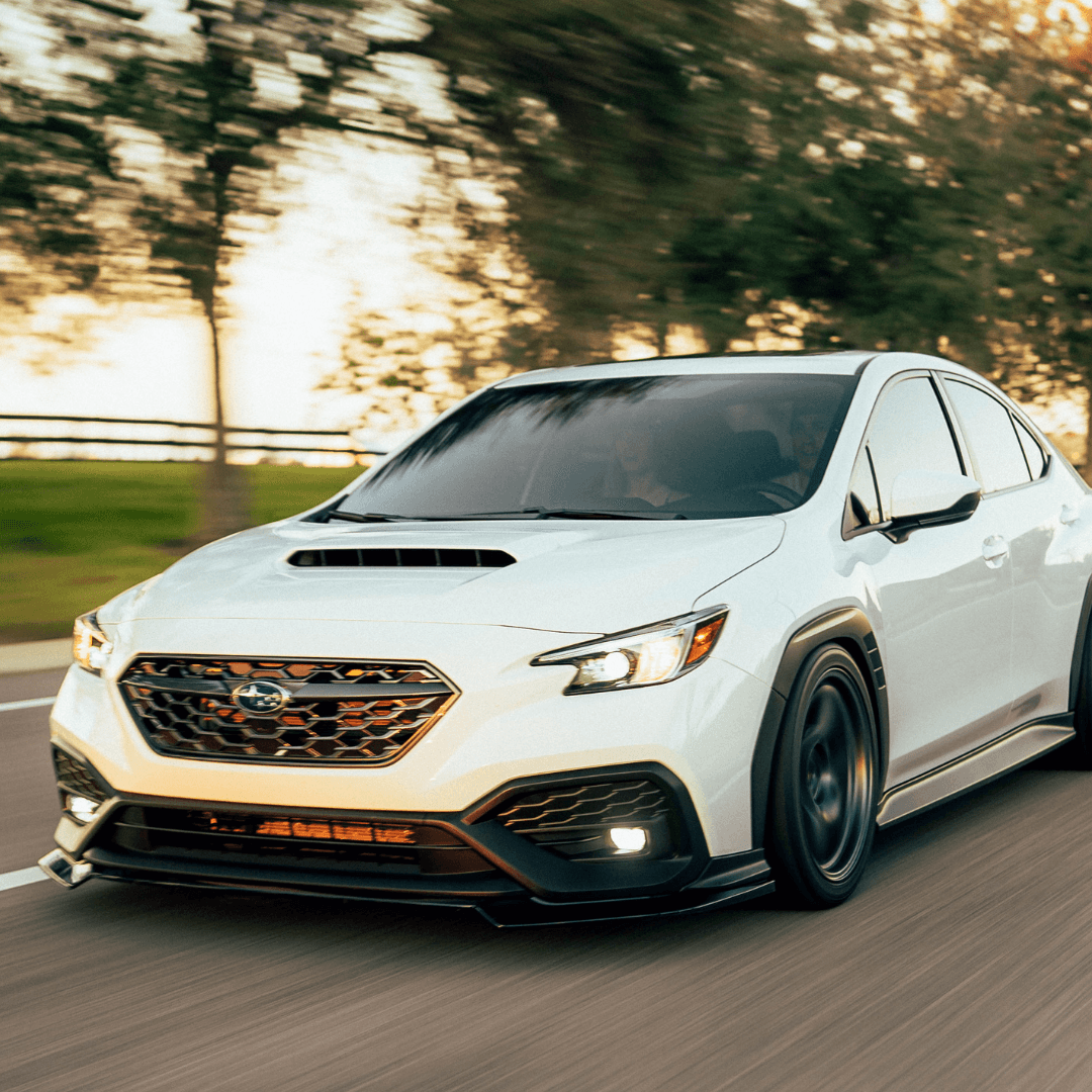 AeroflowDynamics [22 - 26 WRX] Front Lip V1 - JDMuscleFront LipsVB-V1-D4S-LIPCrystal Black Silica