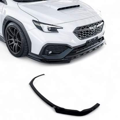 AeroflowDynamics [22-26 WRX] Front Lip V1 - JDMuscleFront LipsVB-V1-D4S-LIPCrystal Black Silica