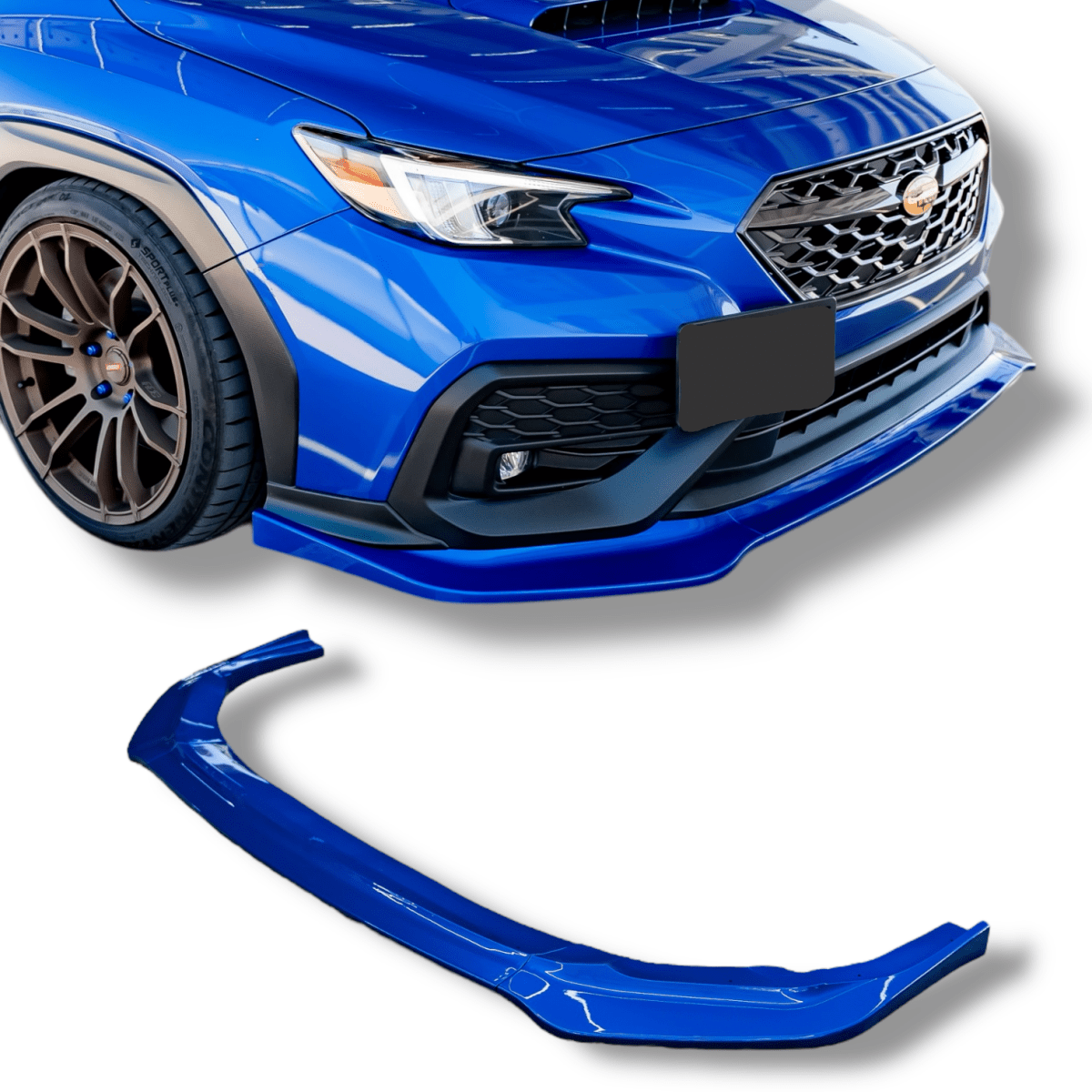 AeroflowDynamics [22 - 26 WRX] GTS Front Lip - JDMuscleFront LipVB-GTS-K7X-LIPWorld Rally Blue