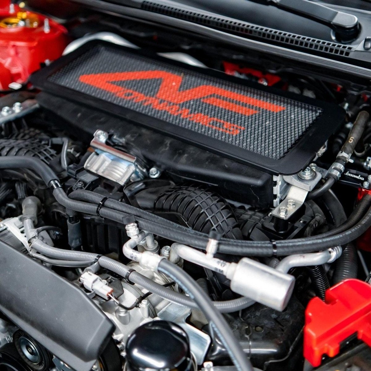 AeroflowDynamics [22 - 26 WRX] Intercooler Shroud - JDMuscleIntercooler Shroud22WRX-ICS-REDRED LOGO