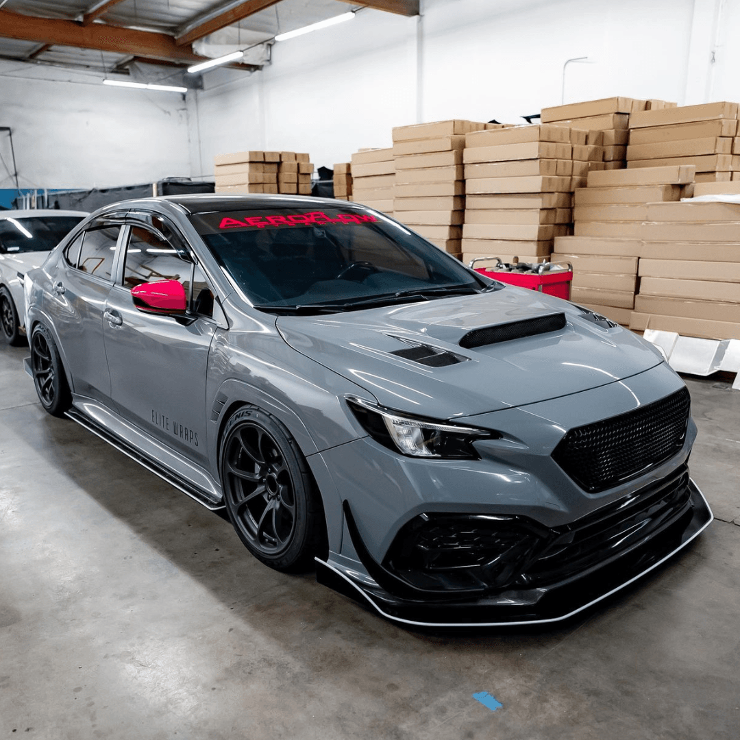 AeroflowDynamics [22 - 26 WRX] Mirror Caps (Direct Replacement) - JDMuscleExterior Garnishes22WRX-MC-D4SCrystal Black Silica