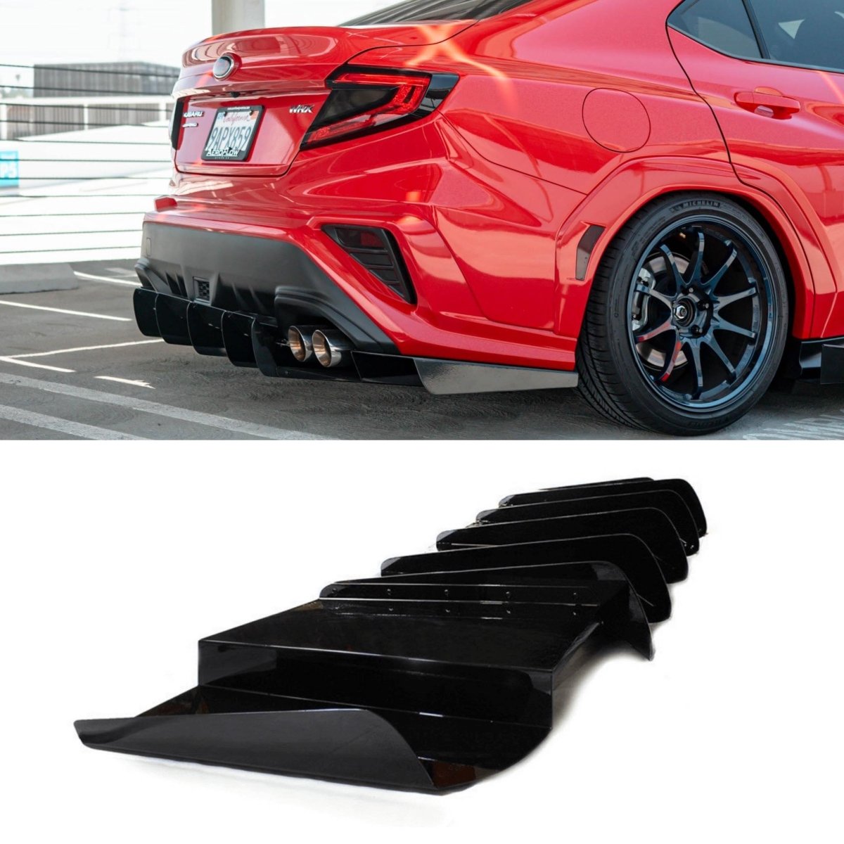 AeroflowDynamics [22-26 WRX] Rear Diffuser V1 – JDMuscle