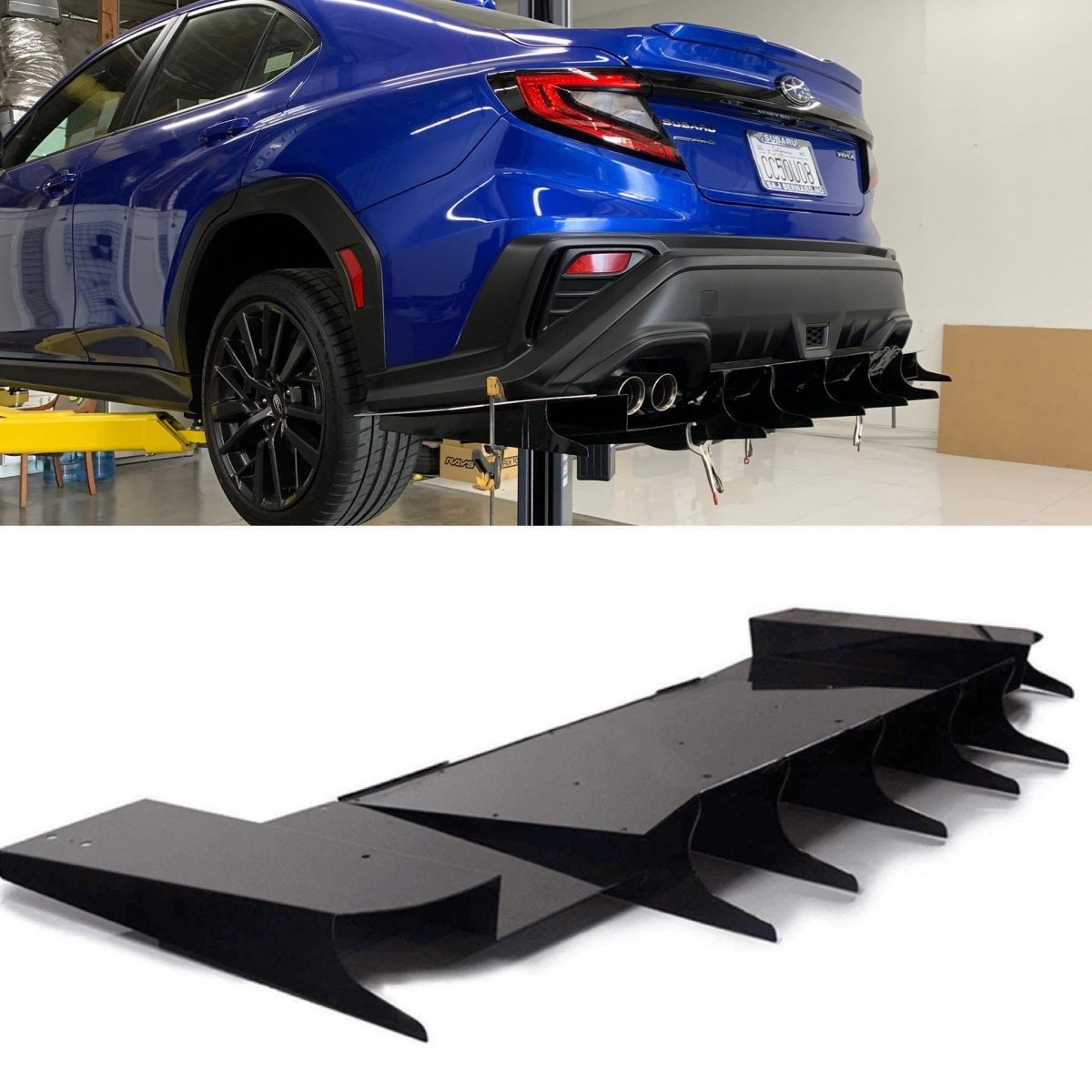 AeroflowDynamics [22 - 26 WRX] Rear Diffuser V5 - Aggressive - JDMuscleDiffusers and Vortex Generators22WRX-DIF-V5