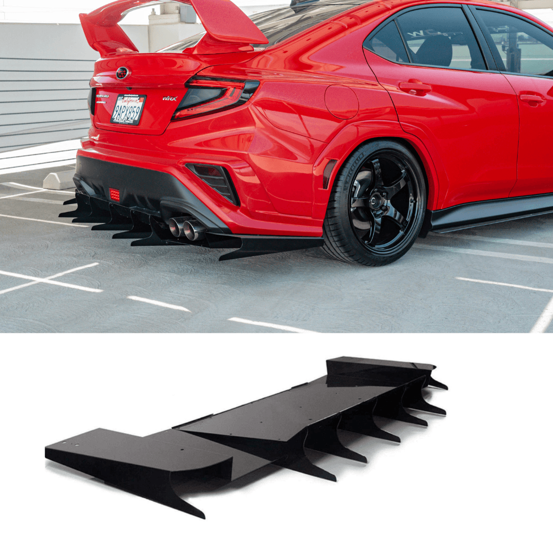 AeroflowDynamics [22 - 26 WRX] Rear Diffuser V5 - Aggressive - JDMuscleDiffusers and Vortex Generators22WRX-DIF-V5
