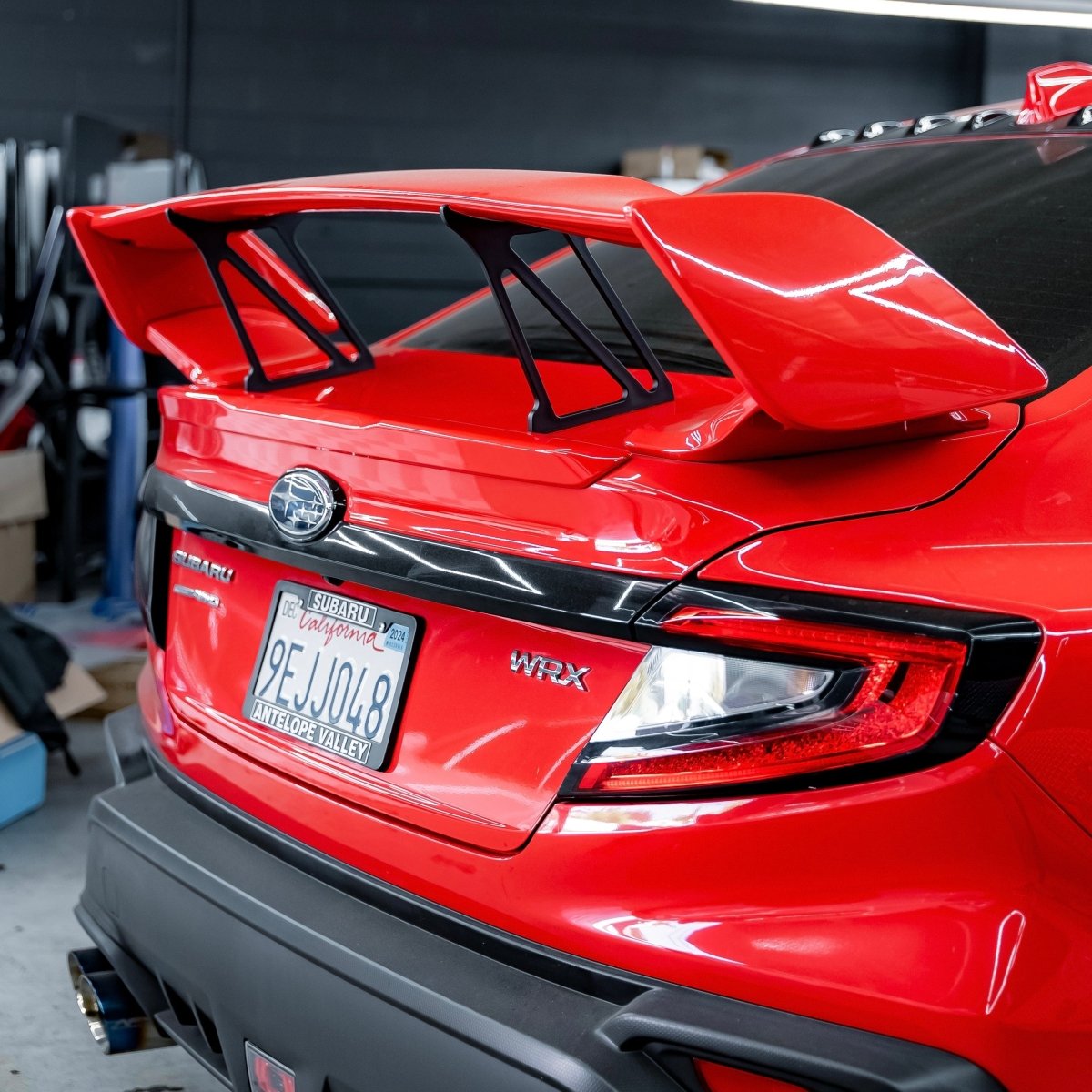 AeroflowDynamics [22 - 26 WRX] STI Wing Stabilizer - JDMuscleSpoilers and WingsVB-MBK-WINGSTAB