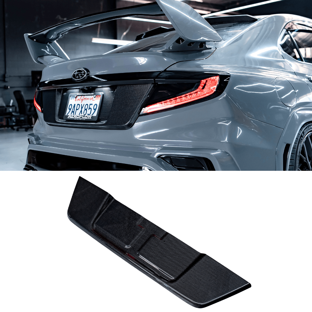 AeroflowDynamics [22 - 26 WRX] Trunk Backing Plate - JDMuscleLicense Plate Holders and DeletesVB-GBK-TBPGloss Black