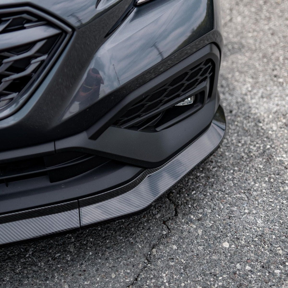 AeroflowDynamics [22 - 26 WRX] V2 S Style Front lip - JDMuscleFront LipsVB-V2-CF-LIPCarbon Fiber 2x2 Weave
