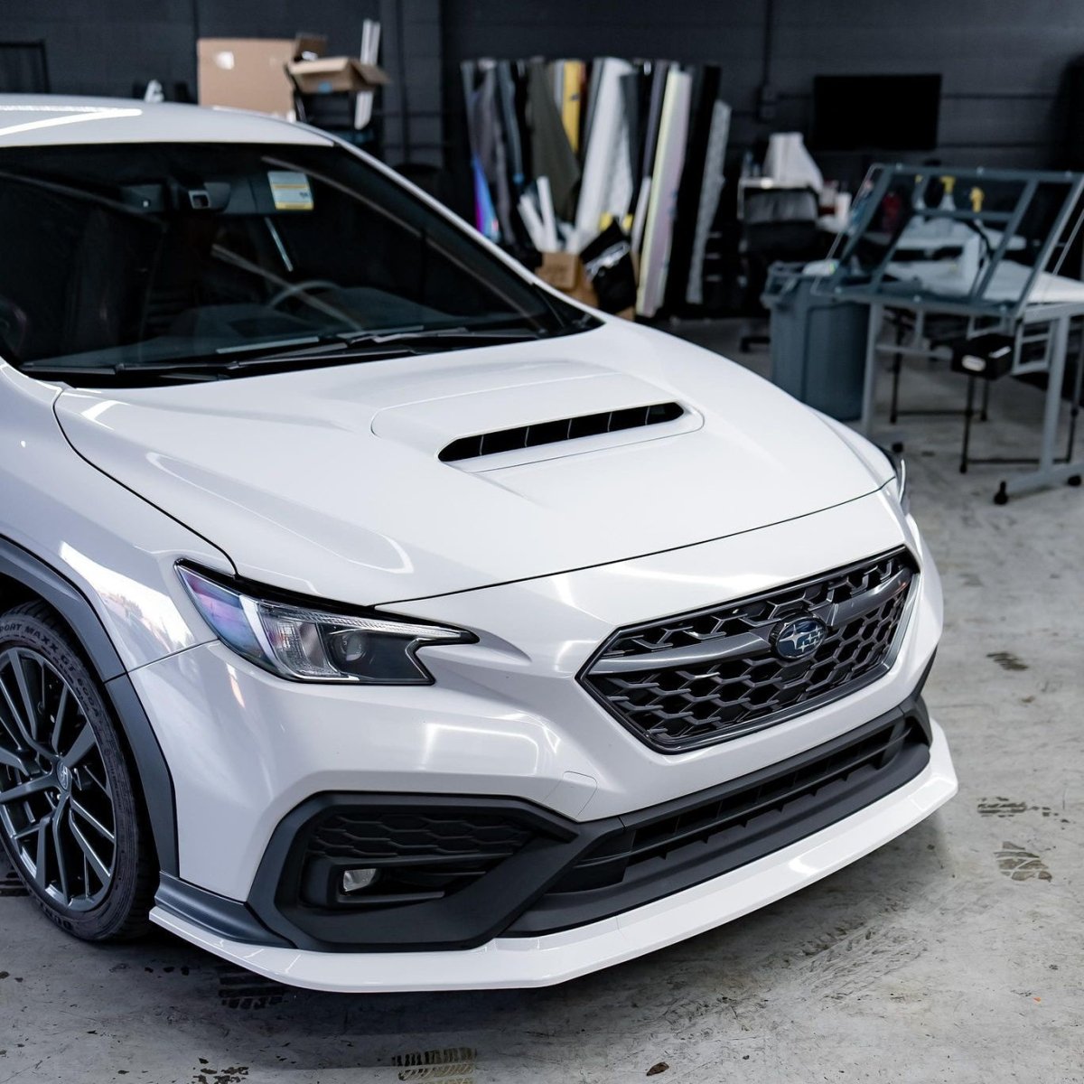 AeroflowDynamics [22 - 26 WRX] V2 S Style Front lip - JDMuscleFront LipsVB-V2-M6Y-LIPCeramic White