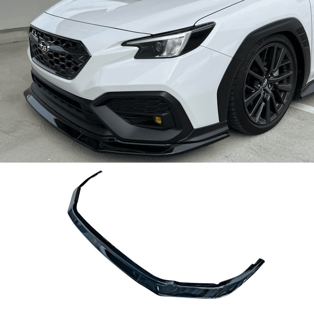 AeroflowDynamics [22 - 26 WRX] V2 S Style Front lip - JDMuscleFront LipsVB-V2-GBK-LIPGloss Black ABS