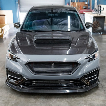 AeroflowDynamics [22 - 26 WRX] V2 S Style Front lip - JDMuscleFront LipsVB-V2-CF-LIPCarbon Fiber 2x2 Weave