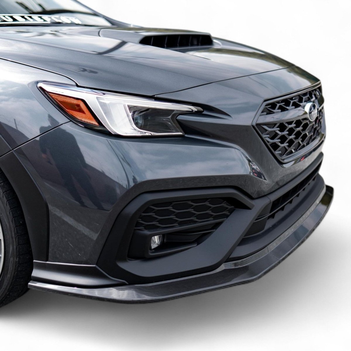 AeroflowDynamics [22 - 26 WRX] V2 S Style Front lip - JDMuscleFront LipsVB-V2-GBK-LIPGloss Black ABS