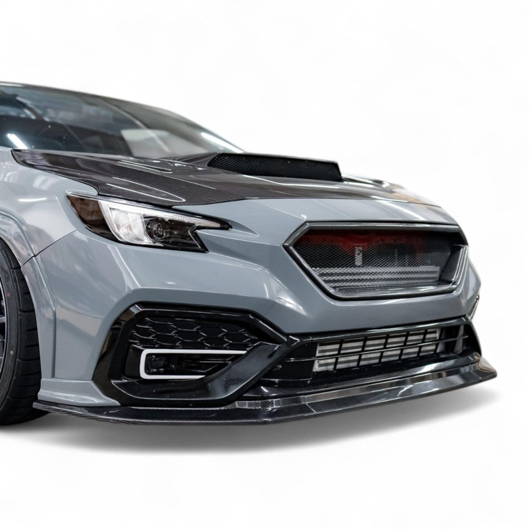 AeroflowDynamics [22 - 26 WRX] V2 S Style Front lip - JDMuscleFront LipsVB-V2-GBK-LIPGloss Black ABS