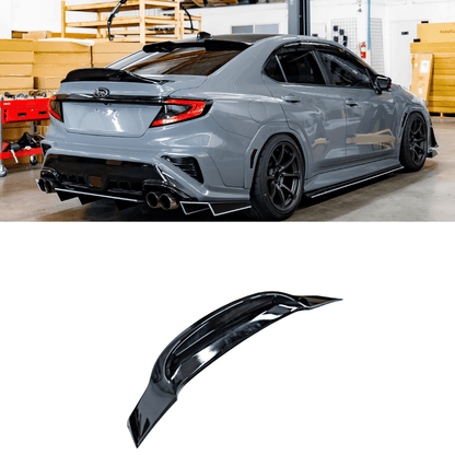 AeroflowDynamics [22 - 26 WRX] V3 Kogeki Duckbill Spoiler - JDMuscleSpoilers and WingsVB-V3-D4S-DUCKBILLCrystal Black Silica